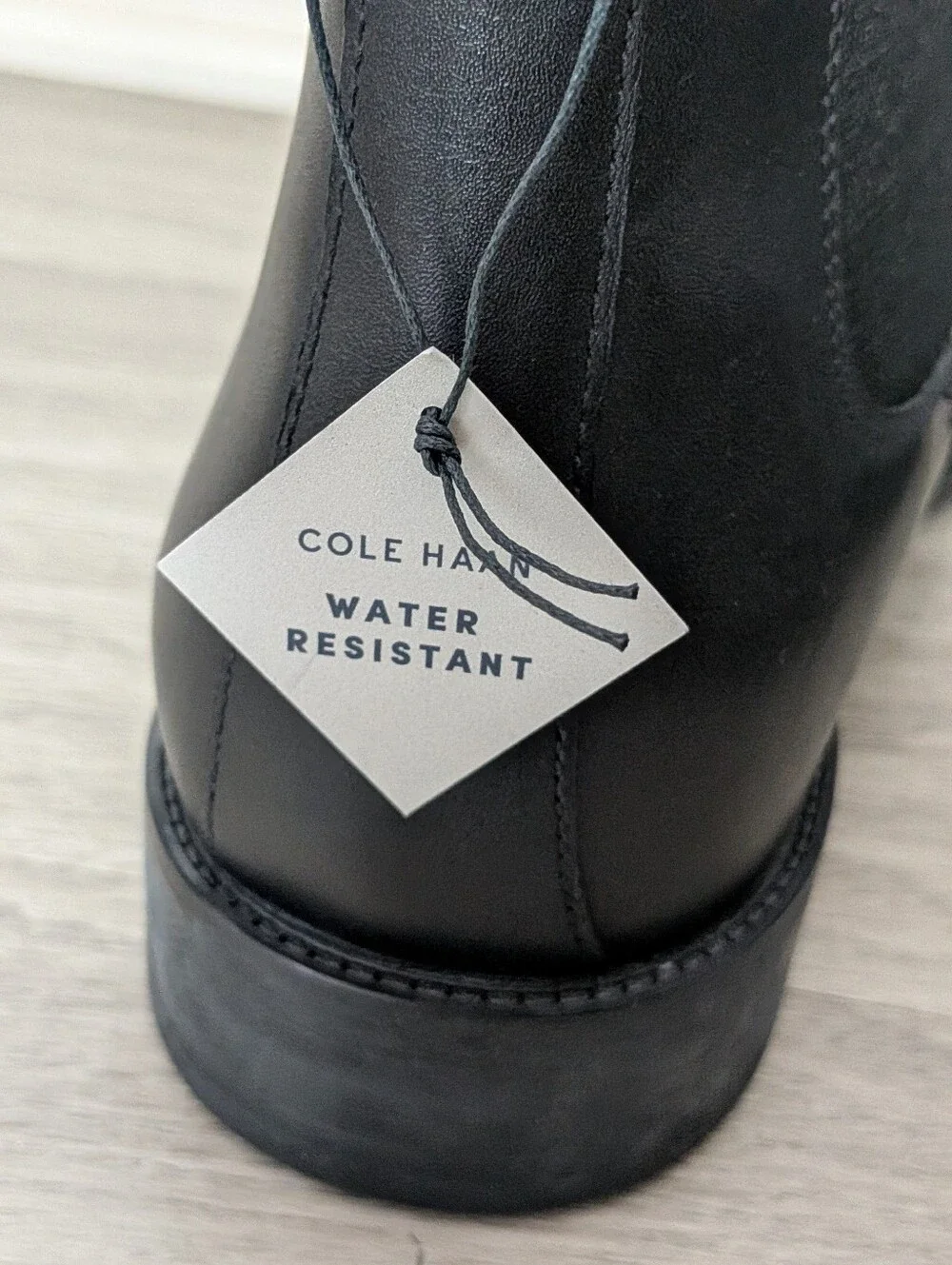 Cole Haan Men's Water Resistant Chelsea Boots Black Size 11